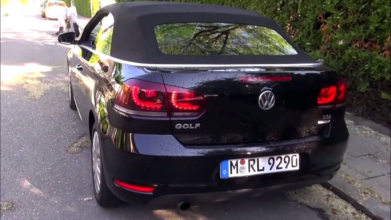 2015 VW Golf 6 Cabrio 1.2 TSI (105 HP) Test Drive