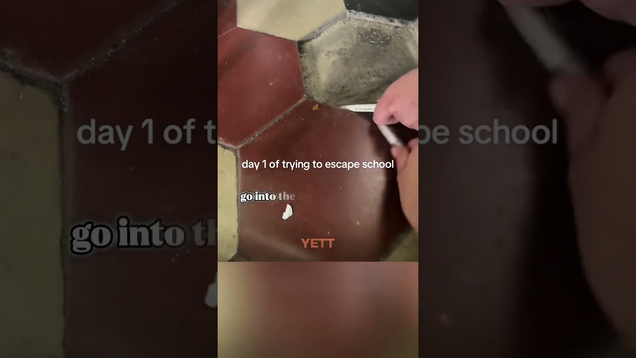 Escaping School!! 🤯 #tiktok #zahide #school #funny #facts