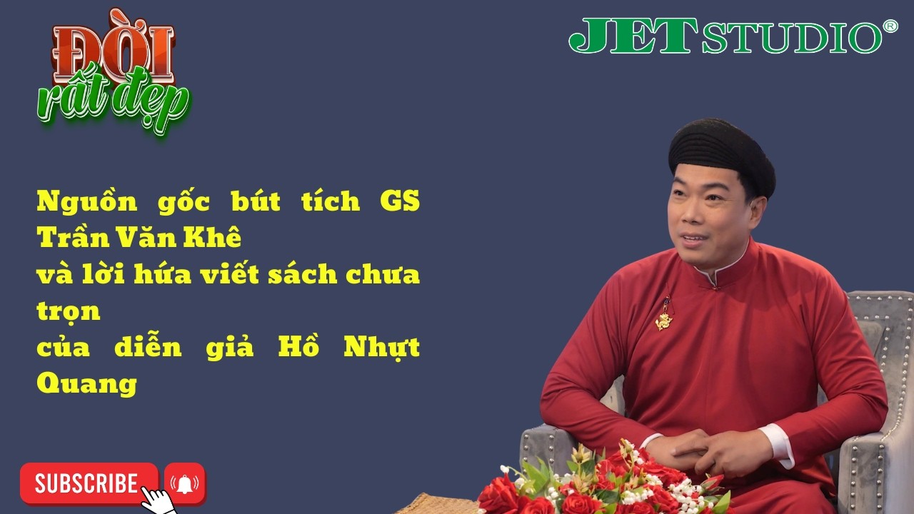 Nguồn gốc bút tích GS Trần Văn Khê và lời hứa viết sách chưa trọn của diễn giả Hồ Nhựt Quang