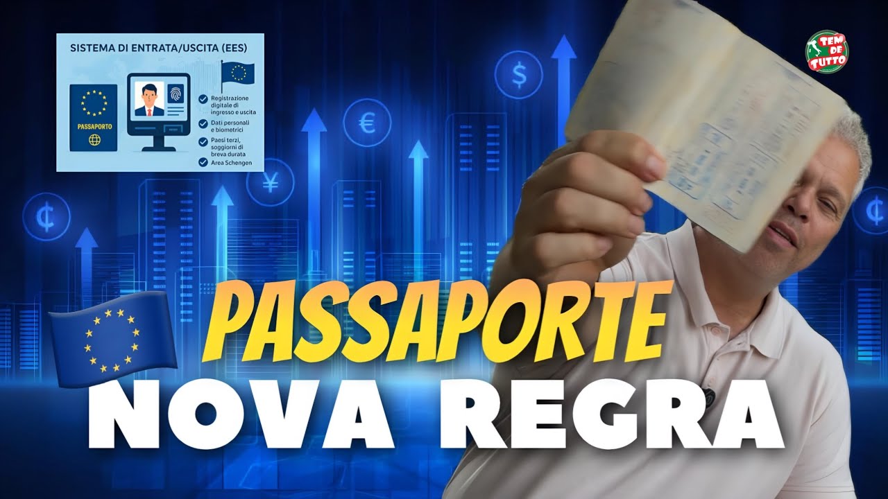 🇪🇺NOVA REGRA PARA ENTRAR NA EUROPA - EES CONTROLE DE ENTRADA E SAÍDA 