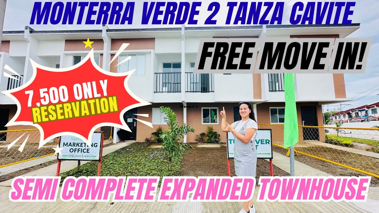 AFFORDABLE SEMI COMPLETE EXPANDED TOWNHOUSE IN TANZA CAVITE/MONTERRA VERDE 2/RENT TO OWN HOUSE