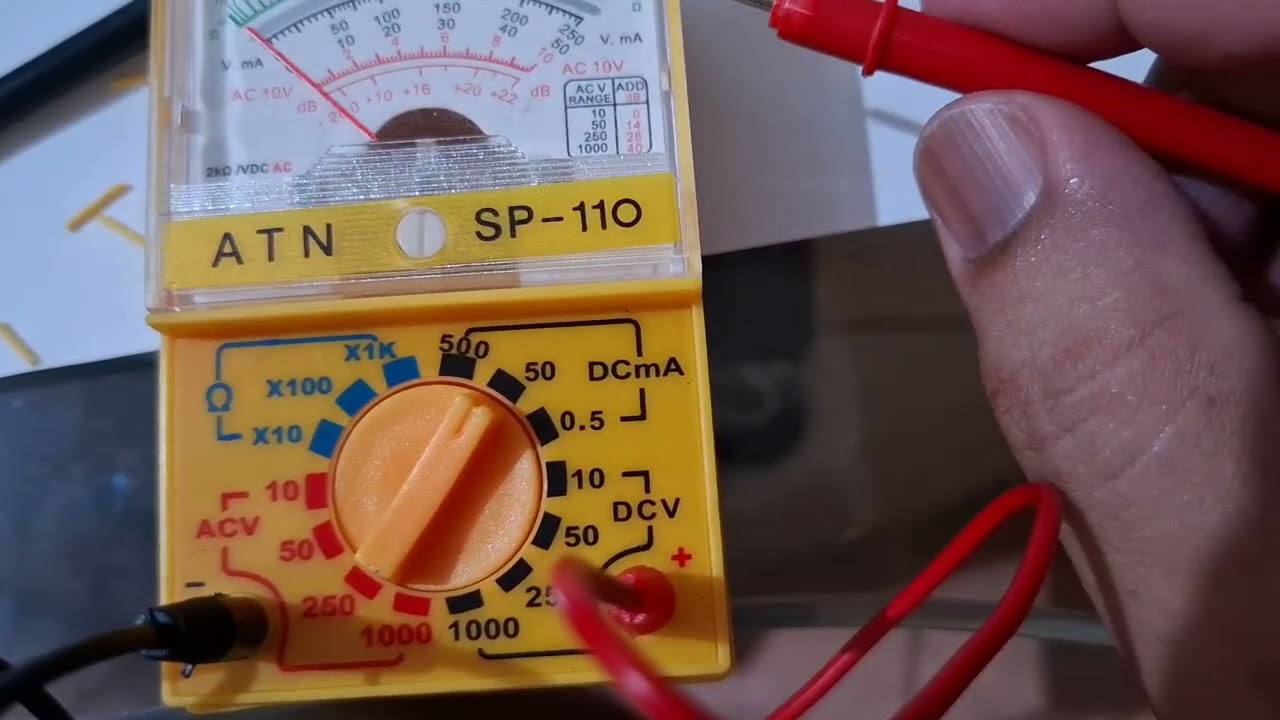 Measuring current in a circuit.