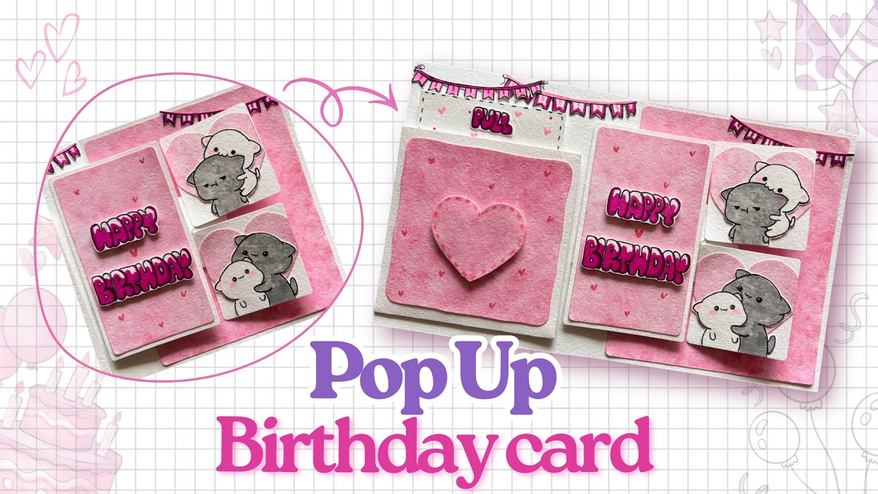 Милая идея для поздравительной открытки | Простая открытка-трансформер своими руками | Эстетичная...