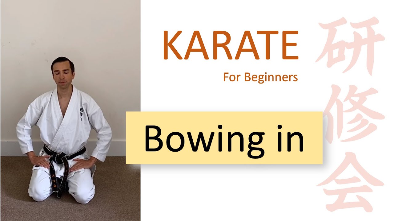 Bowing In - Karate for Beginners