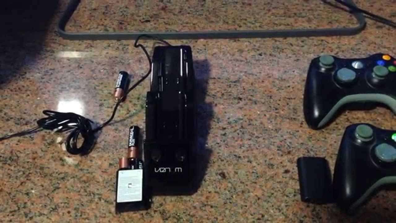 TEST Venom Twin Charging Cradle Black Xbox 360 HD