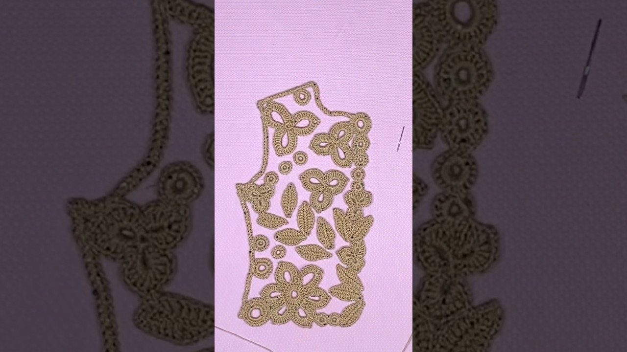 Irish lace crochet coat!