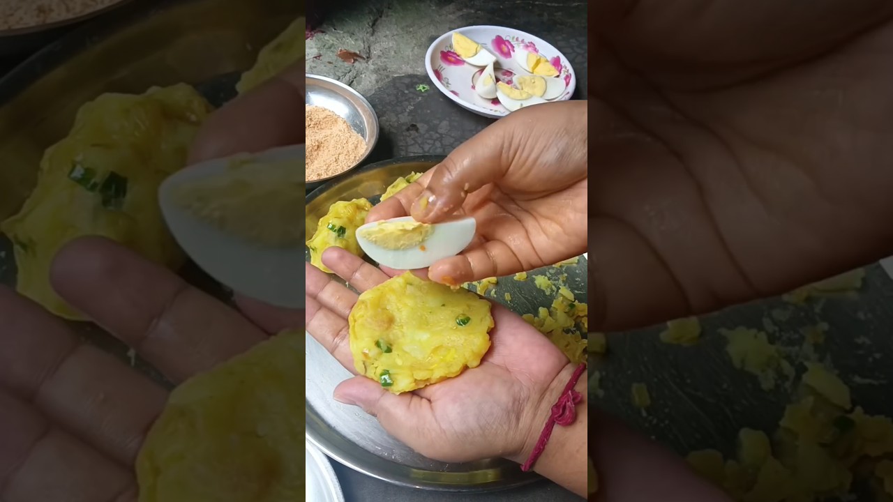 ভূতুড়ে রাস্তার থেকে কম কিছুনা 🥹🤭।Egg chop recipe। Dimer devil। Dimer chop।#viral #trending #shorts