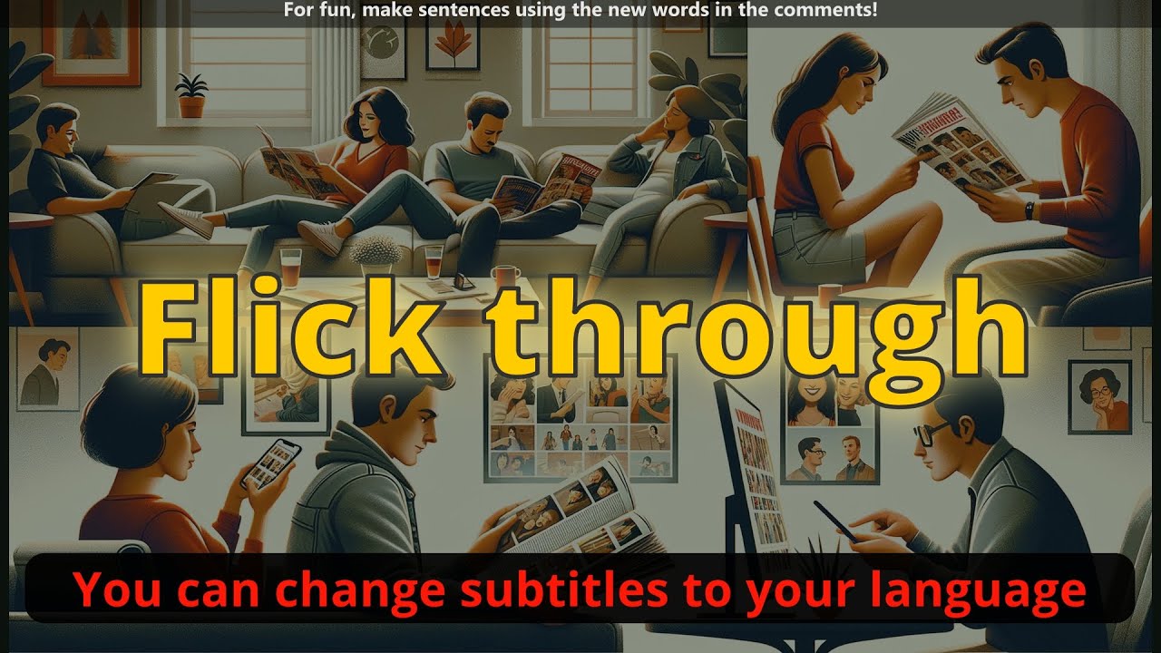 Flick through meaning with 5 examples