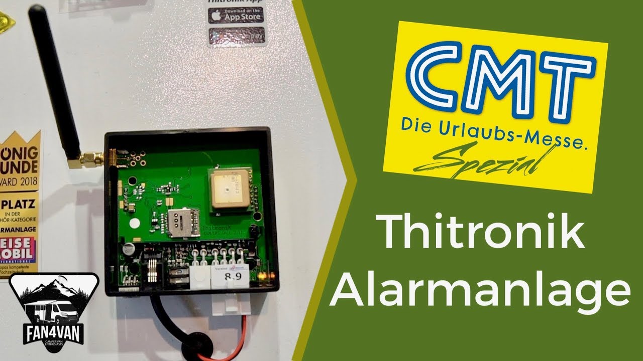 Alarmanlage im Wohnmobil - Die Thitronik im Detail auf CMT 2019