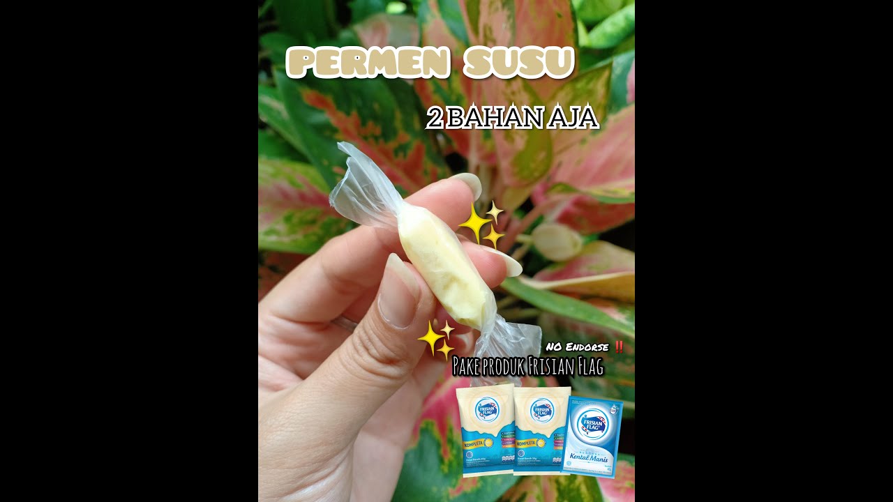 PERMEN SUSU 2 BAHAN AJA‼️Rasanya Mirip Permen Susu White Rabbit✨😍