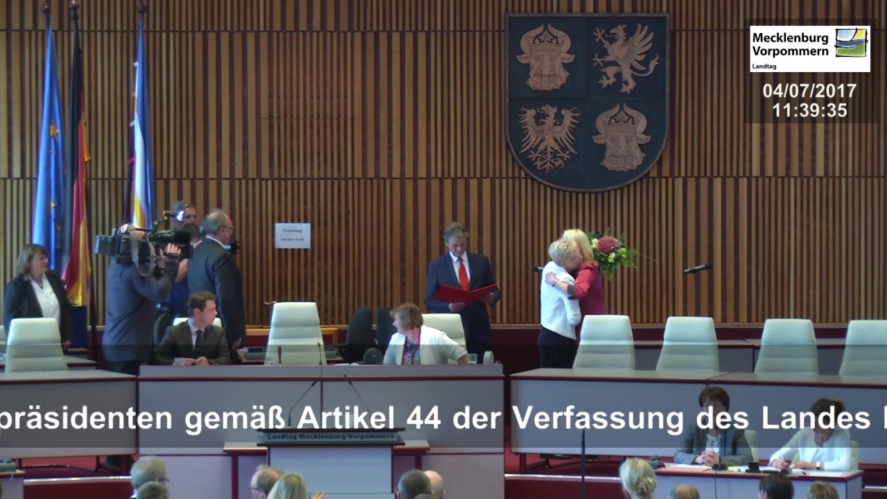 Eidesleistung der Ministerpräsidentin Manuela Schwesig