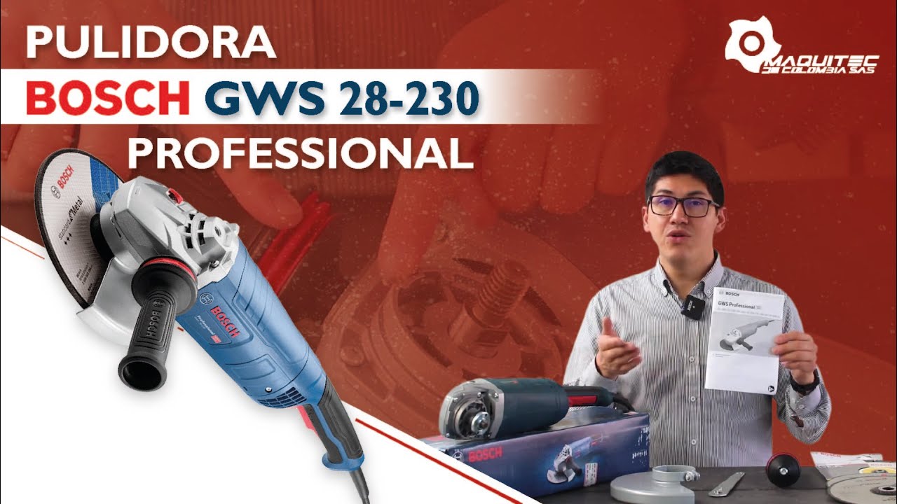 Pulidora Bosch GWS 28-230 professional - Maquitec
