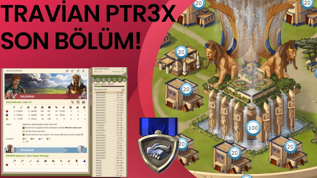 TRAVIAN 40 ДЕРЕВНИ | ПОЛЕ 20 УРОВНЯ | ОТЧЕТЫ WOW | ПОСЛЕДНИЙ ЭПИЗОД PTR3X!