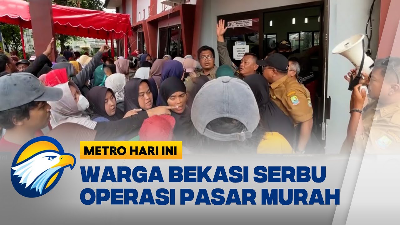 Ribuan Warga Bekasi Serbu Operasi Pasar Murah - [Metro Hari Ini]
