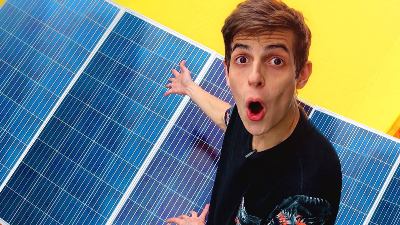 Quantos PAINÉIS SOLARES precisa pra ligar um PC GAMER?