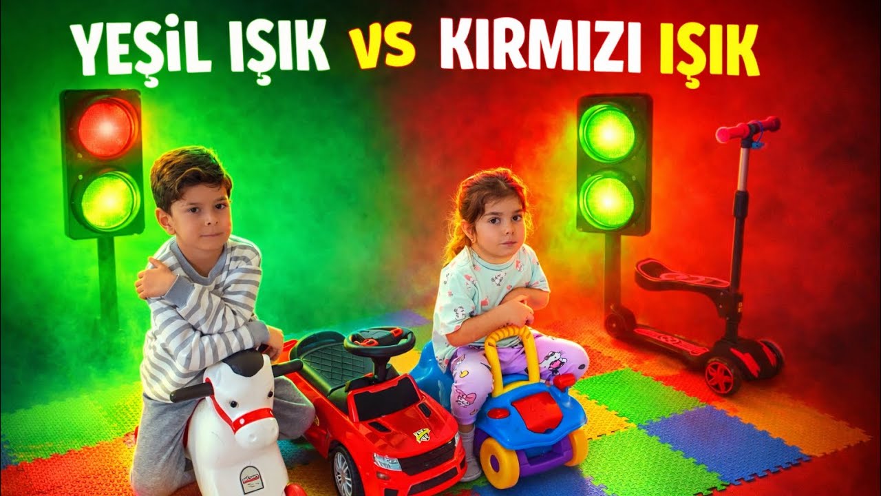🚦 Yeşil Işık – Kırmızı Işık Oyunu! 🚦