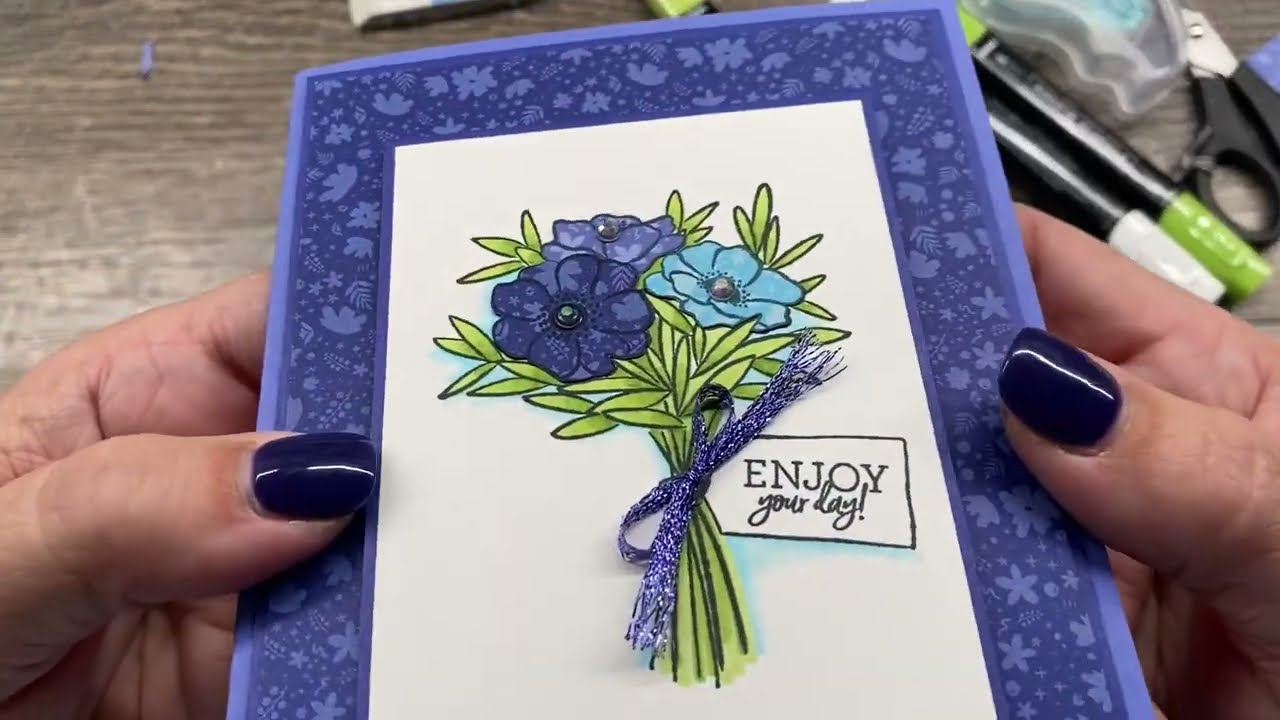 How to create a card with the Paper Piecing Technique