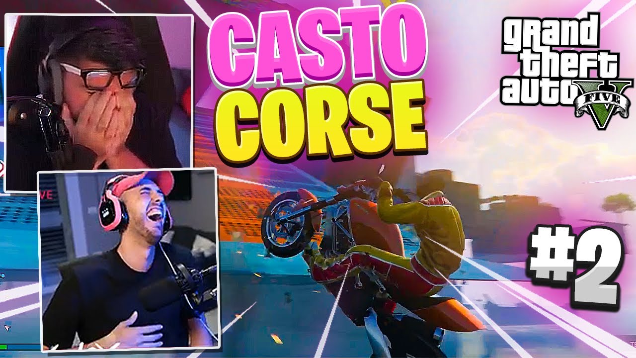 Le CASTO CORSE dei PITS su GTA ONLINE... volano BESTEMMIE sulle PISTE PARKOUR. CASTO CORSE 2