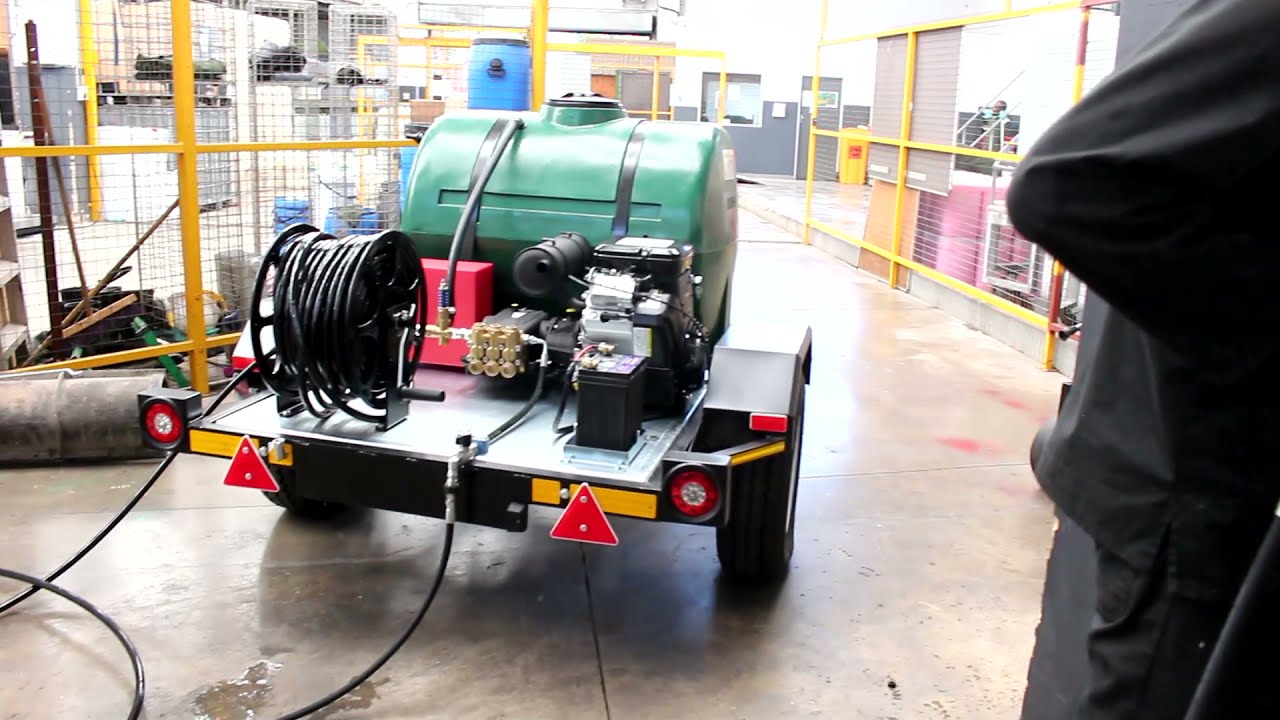 Industrial Drain Cleaning Trailer