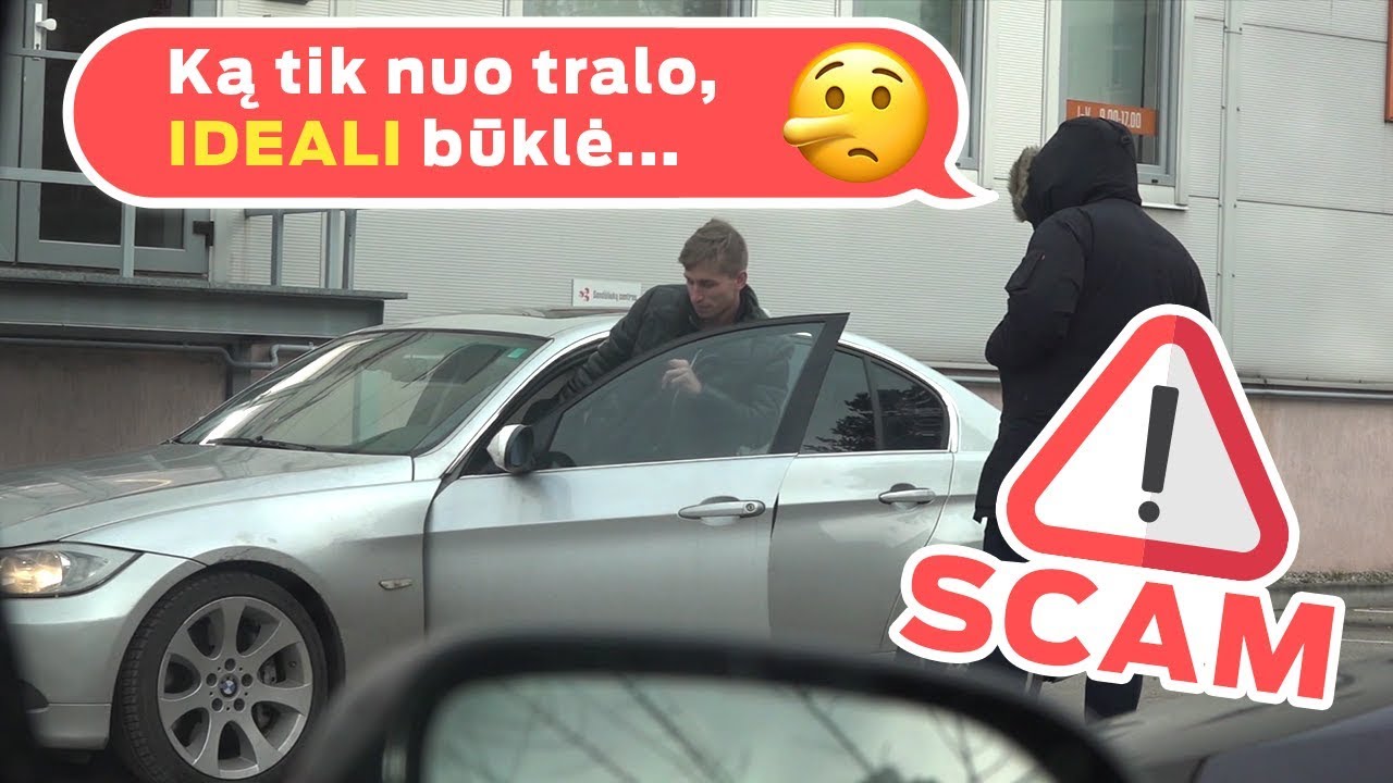 PEREKŪPAS BANDO PRASTUMTI DAUŽTĄ BMW!