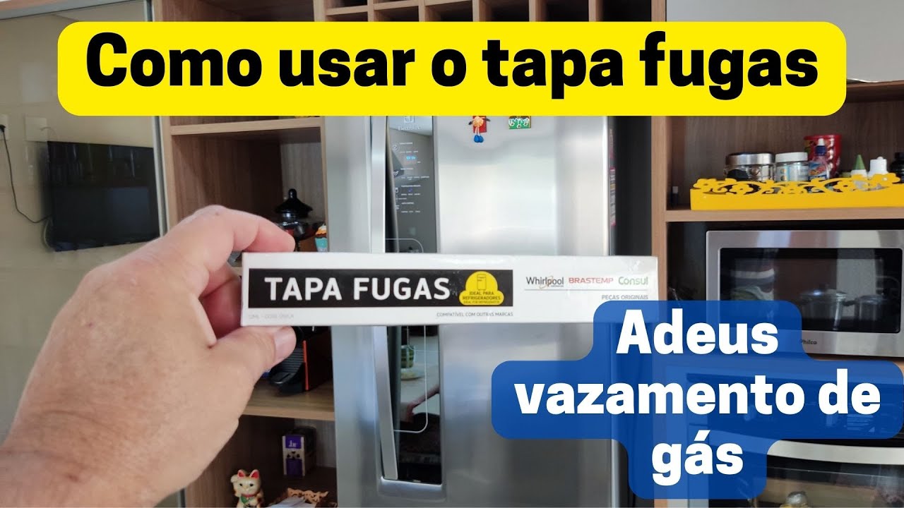Passo a passo de como usar tapa fugas - EP133