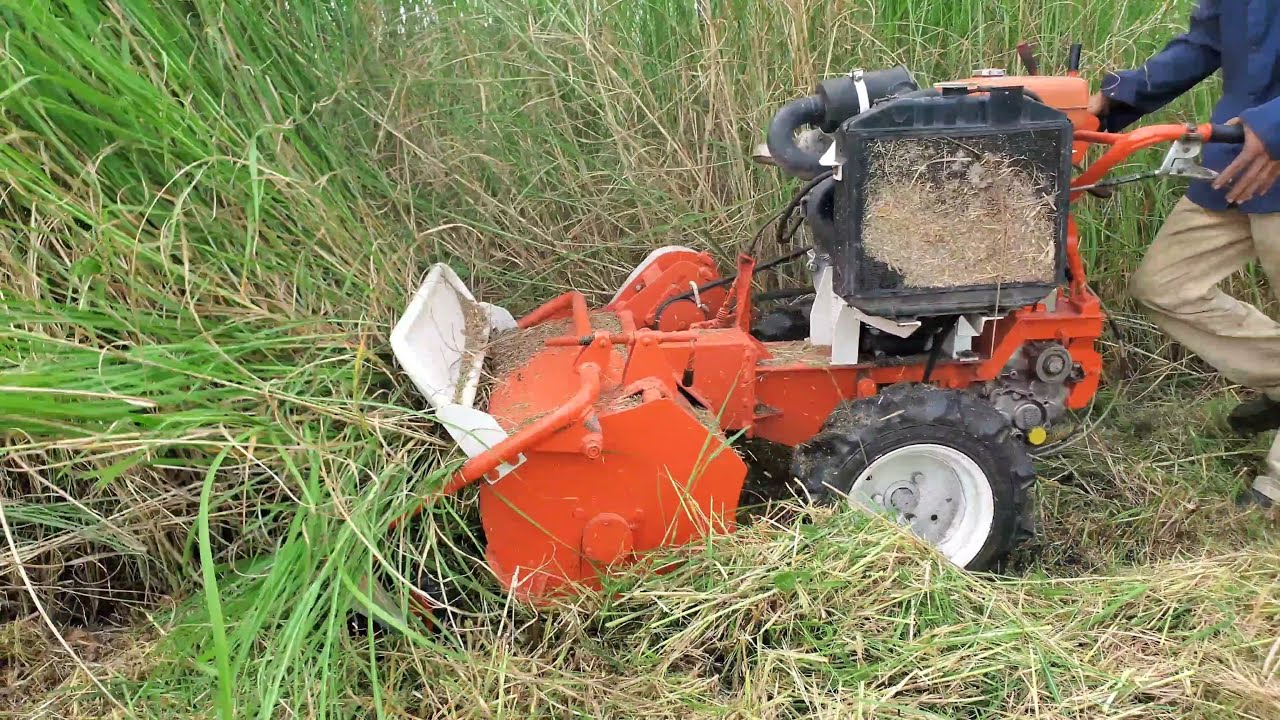 MÁY CẮT CỎ TRỤC BĂM 11HP-0.8M.MINH NHỰT