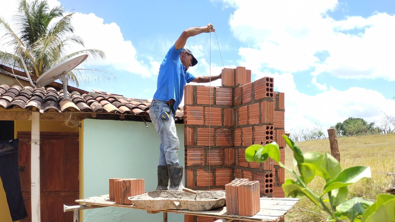 INICIAMOS UMA BASE DA CAIXA D'ÁGUA NA CASA DA MÃE DE SÉRGIO