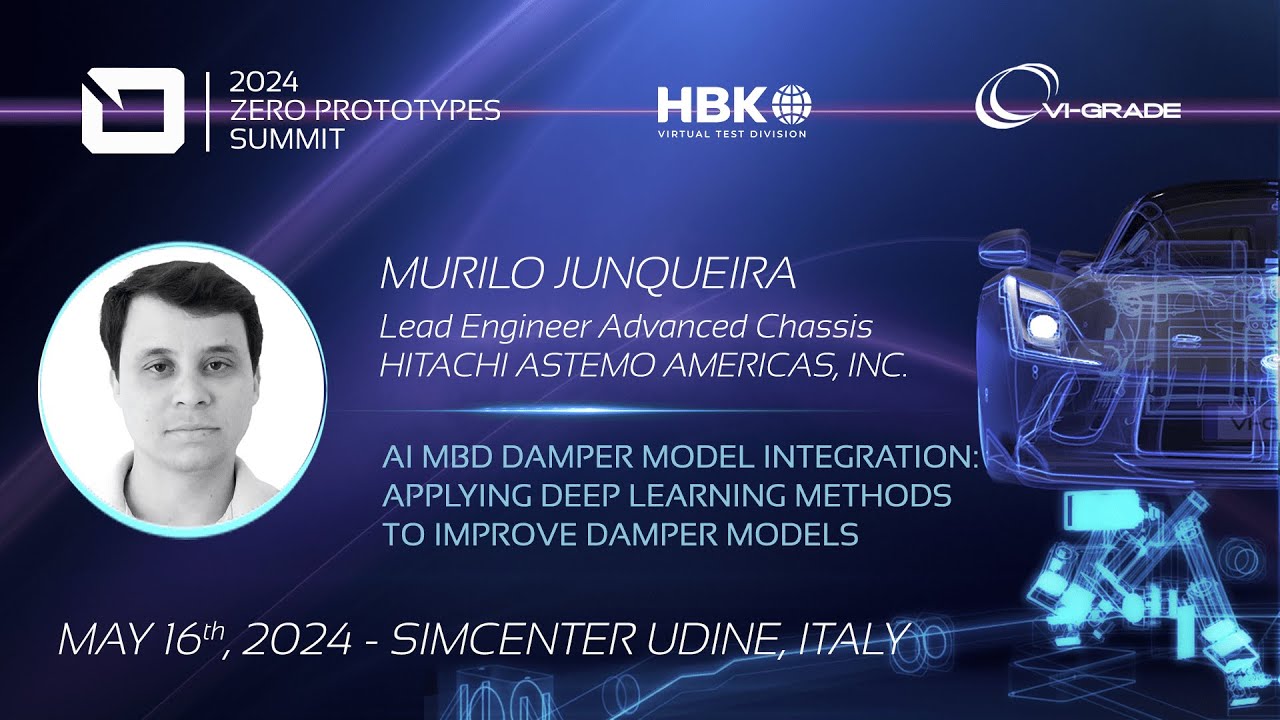 HITACHI ASTEMO - AI MBD Damper Model Integration - Deep Learning Methods to Improve Damper Models