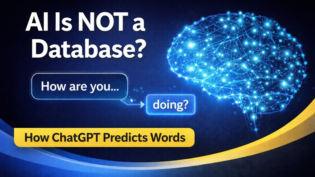 How ChatGPT Really Works | AI Is NOT a Database