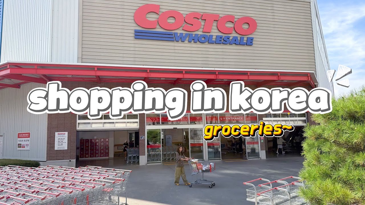 shopping in korea vlog 🇰🇷 grocery food haul with prices! 🥘 what&rsquo;s new at Costco!