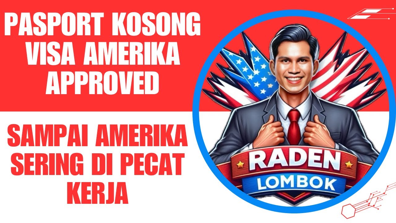 PASPORT KOSONG VISA AMERIKA APPROVED DAN SETELAH SAMPAI AMERIKA SERING DIPECAT KERJA