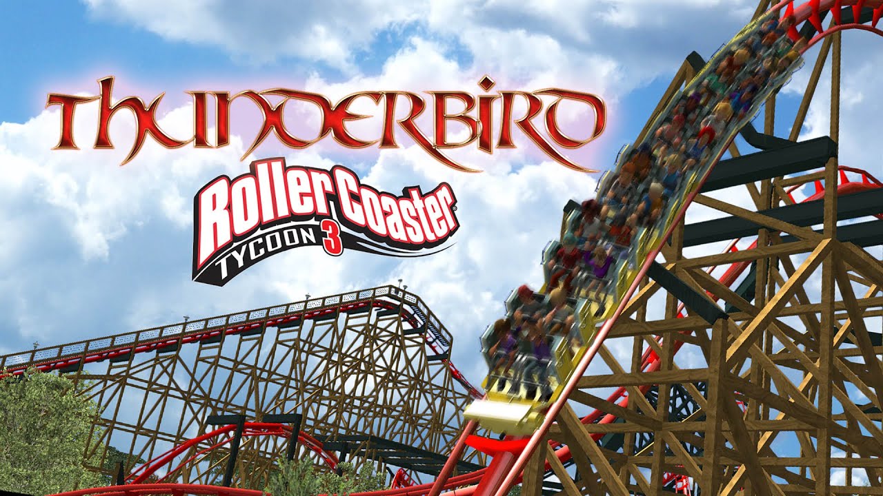 RMC Hybrid Coaster  |  Thunderbird  |  RollerCoaster Tycoon 3 60fps