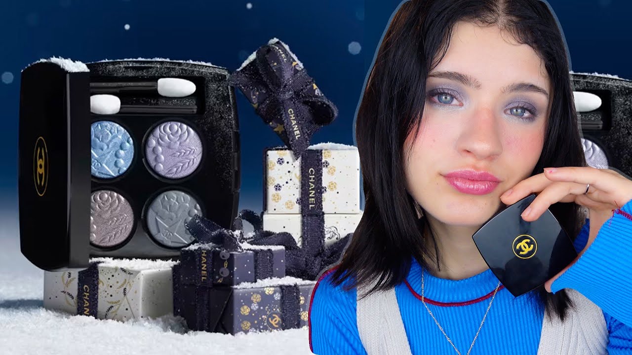 Образ с палеткой теней Chanel Nuit Astrale