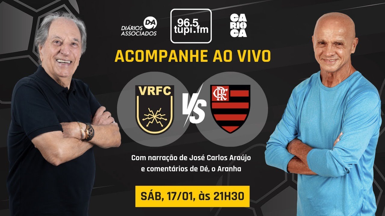 AO VIVO: VOLTA REDONDA 3 X 0 FLAMENGO | CAMPEONATO CARIOCA | 2&ordf; RODADA | TA&Ccedil;A GUANABARA