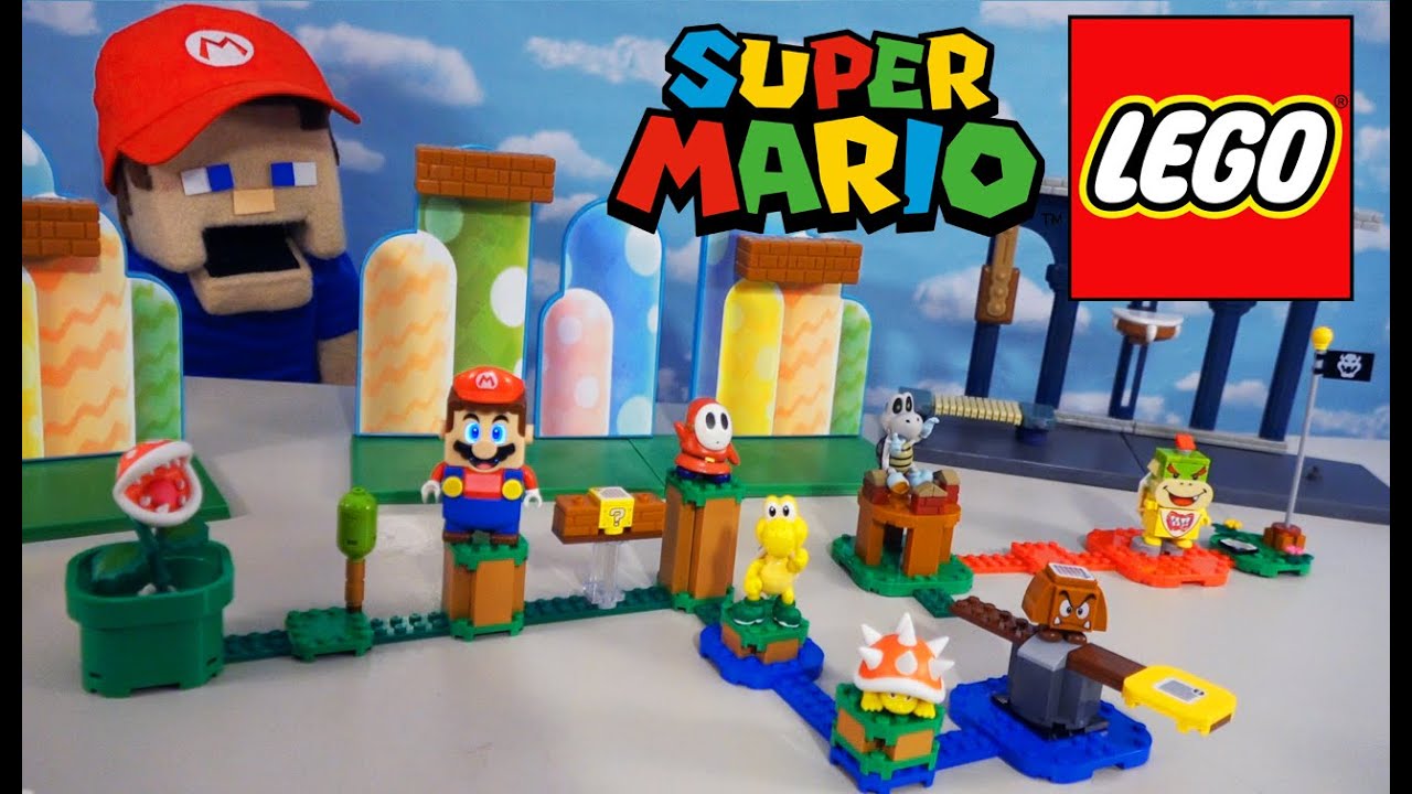 Making the Ultimate LEGO Super Mario Bros Starter Course Level Playset Hack!!
