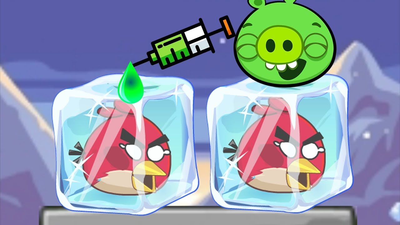 Unfreeze Angry Birds! RESCUE FROZEN ANGRY BIRDS BY PROVIDING WATER!