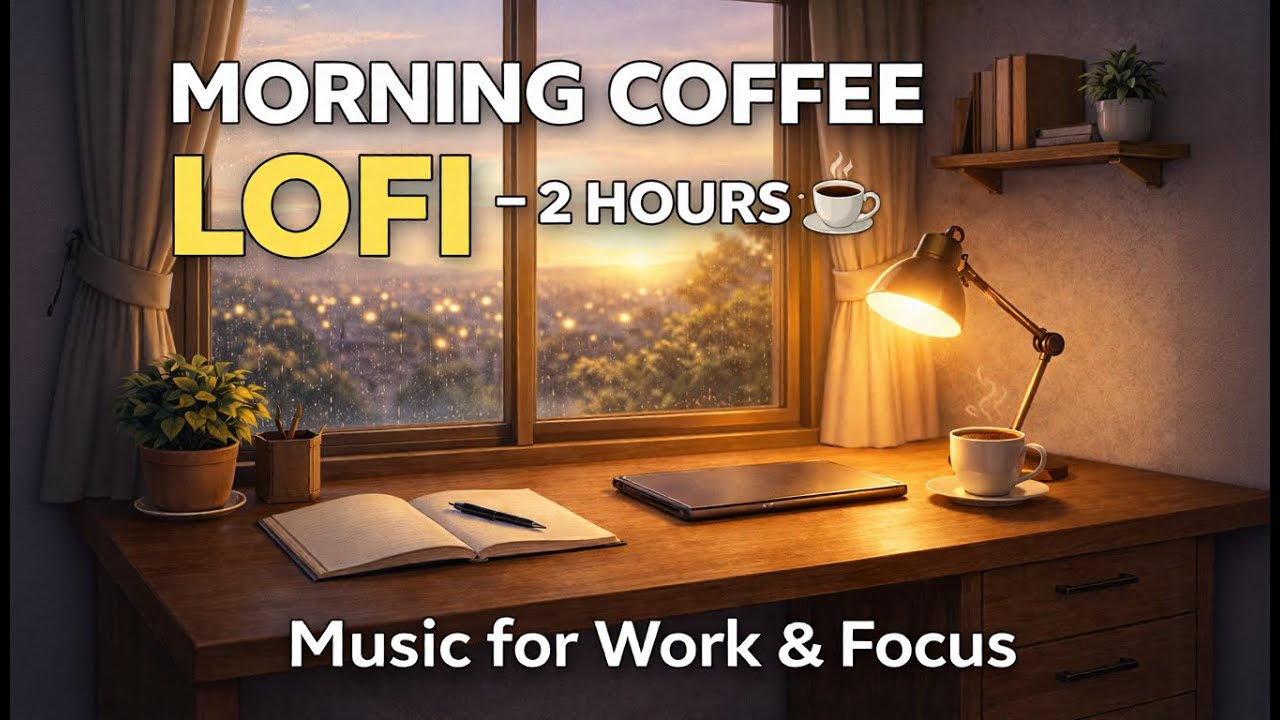 Morning Coffee Lofi – 2 Hours Music for Work & Focus ☕