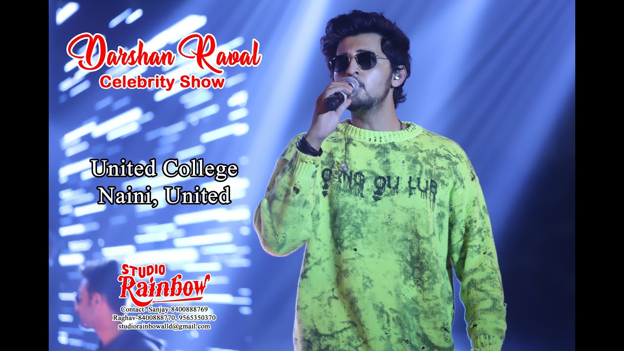 Darshan Raval | United College - Celebrity Show | Studio Rainbow