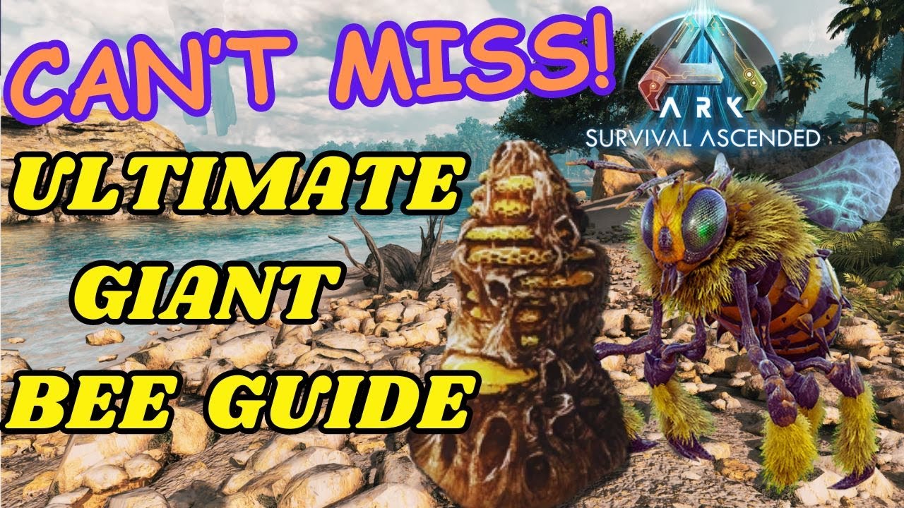 Giant Bee Taming & Honey Gathering Guide Ark: Survival Ascended
