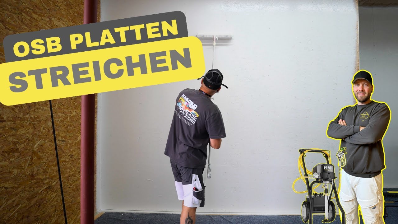 OSB günstig streichen mit Airless | Wagner PP90