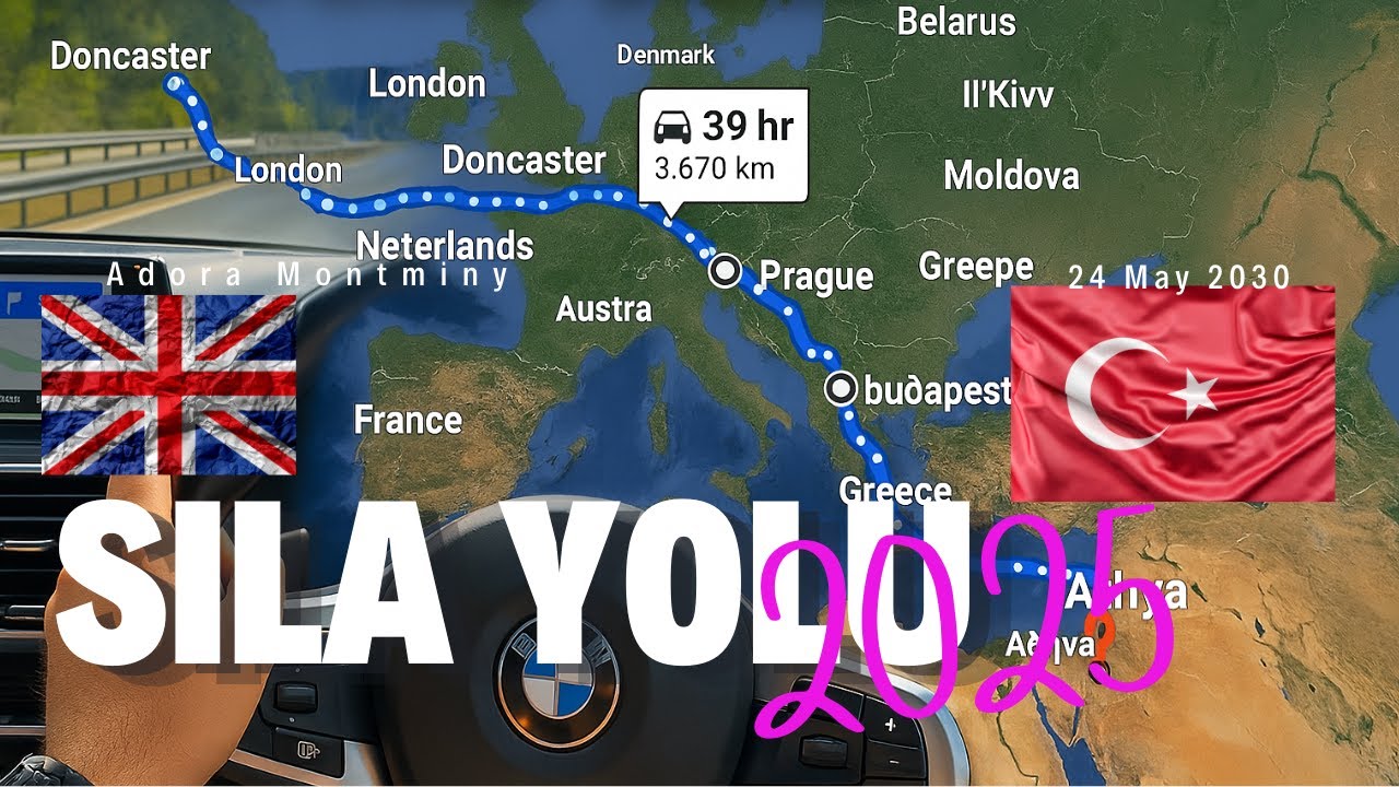 SILA YOLU 2025 | 1. ETAP İngiltere-Fransa MANŞ Denizini Arabayla Geçmek