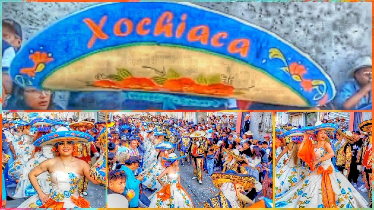 COMPARSA XOCHIACA 2024, Barrio De Xochiaca, Chimalhuacán #carnaval2024 #carnavales #tradiciones