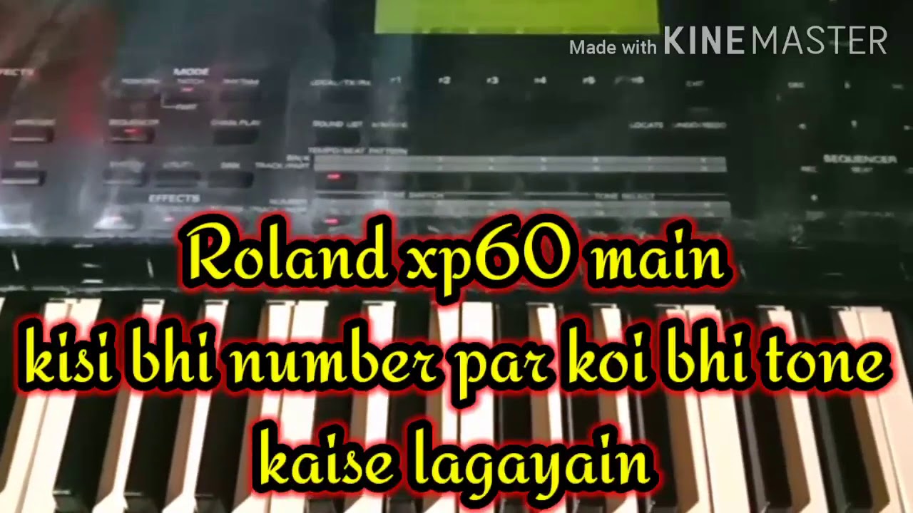How to set patch on number Roland xp60 | Roland xp60 patch setting | Kisi bhi number par tone lagaye