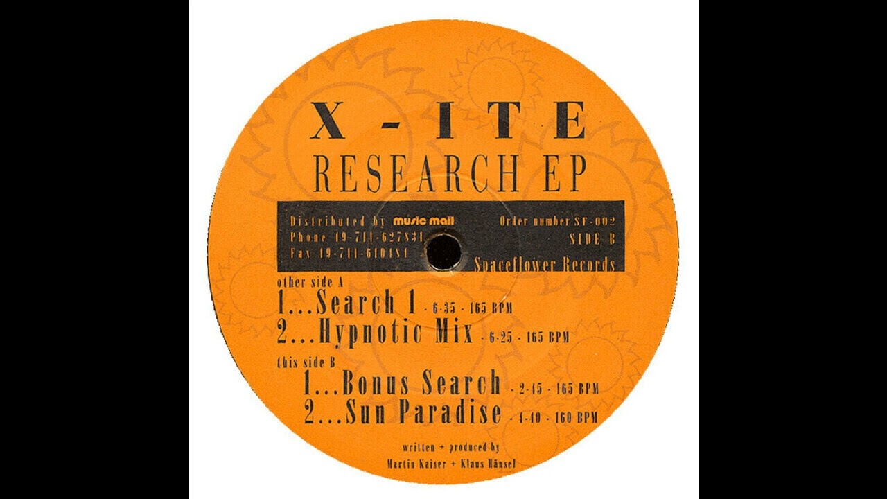 X-Ite - Research (Hypnotic Mix) 1995