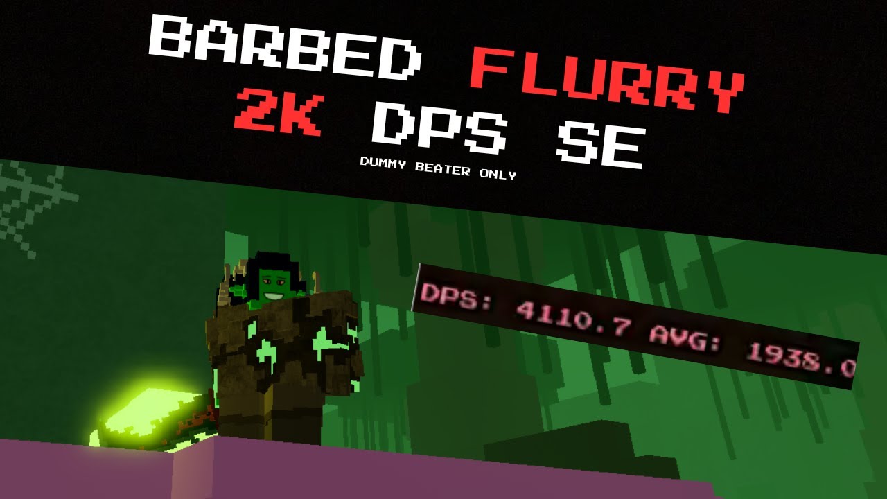 Barbed flurry dummy beater (2K AVG SE) | Voxlblade