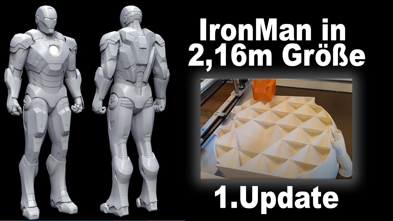IronMan über 2 Meter groß auf dem Orangestorm GIGA 1Update