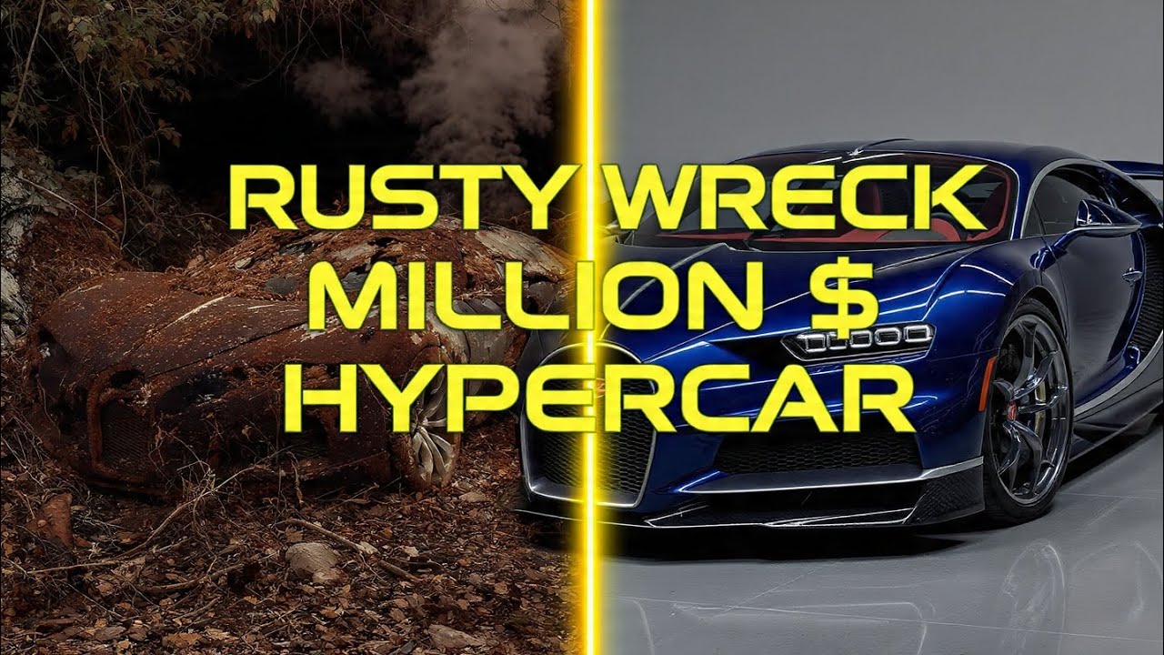 ASMR Bugatti Vision GT Full Rebuild! Rusty Wreck to Showroom 