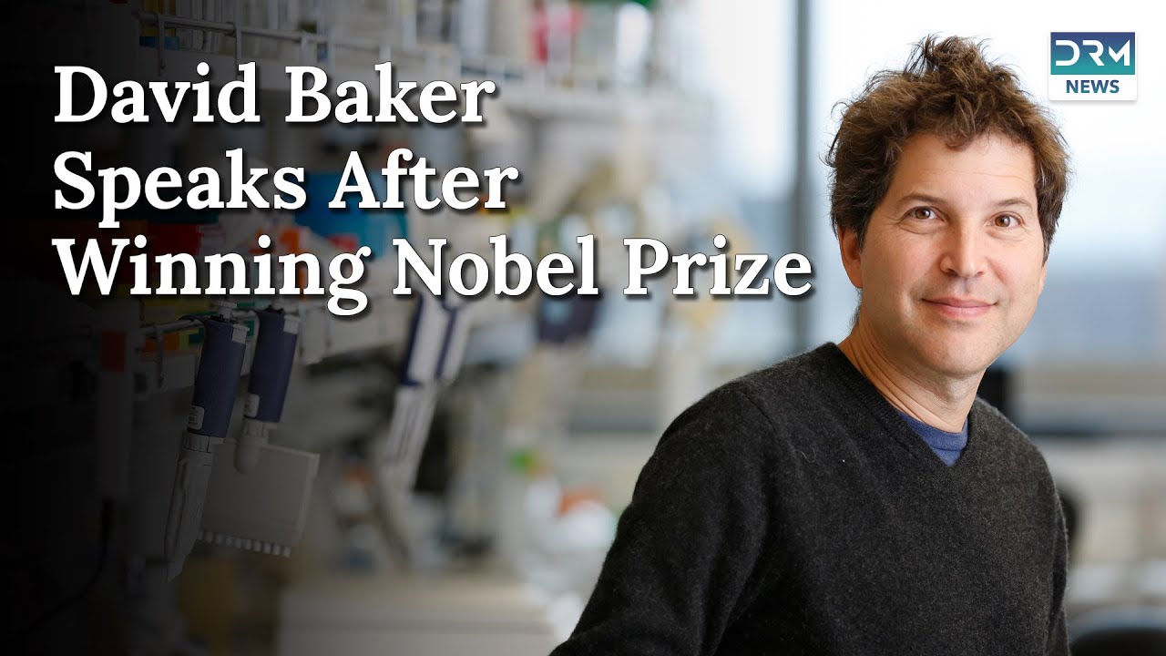 David Baker's Excited Reaction to Winning the Nobel Prize in Chemistry | DRM News | AE1B