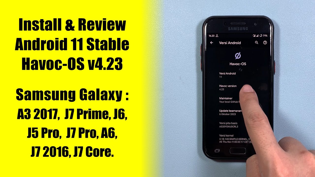 Smooth Banget! Android 11 Stable di Galaxy A3 (2017) 🔥 | ROM Havoc-OS 4.23
