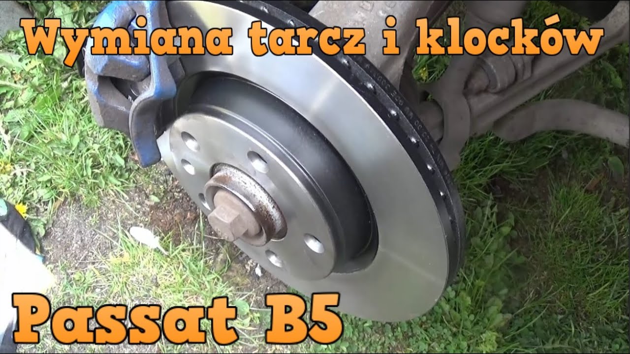 Wymiana tarcz i klocków hamulcowych (przód) - Passat B5